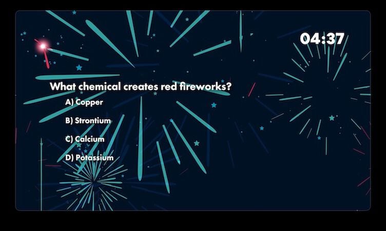 Fireworks Trivia Countdown